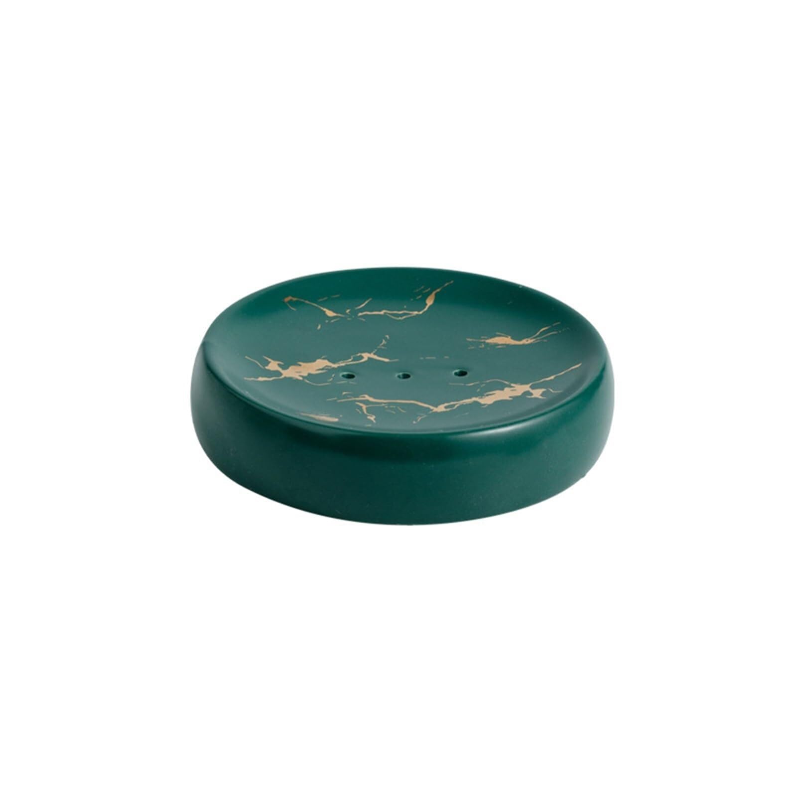 Qyleee Green2 Holder For Shower Elegant Marble Pattern Ceramic Soap Dish With Drain For Bathroom Counter Stand For Kitchen(Green2)