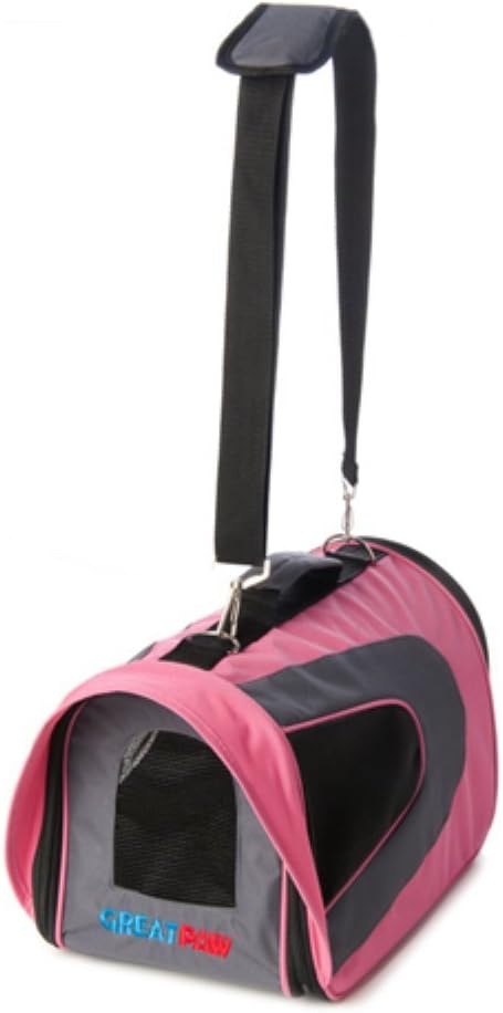 Great Paw Intrepid Soft Pet Carrier, Small, Pink