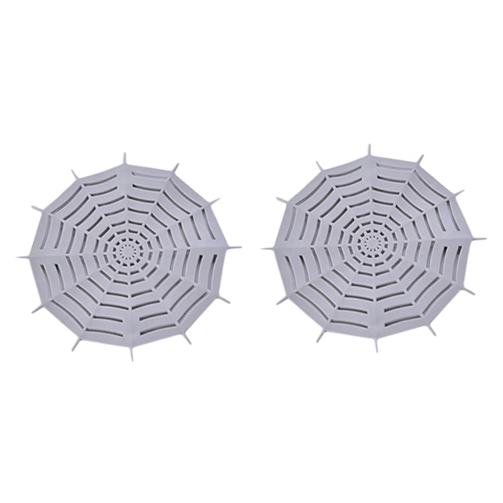 DOITOOL 5 piezas tapón filtro drenaje gris para cocina y baño miniatura 4