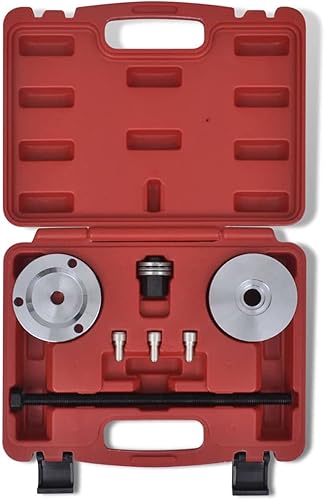 Miniatura 2 de vidaXL Juego de herramientas de montaje de bloque silencioso de acero al carbono para ejes traseros Fiat  Diseñado para modelos específicos  Caja de