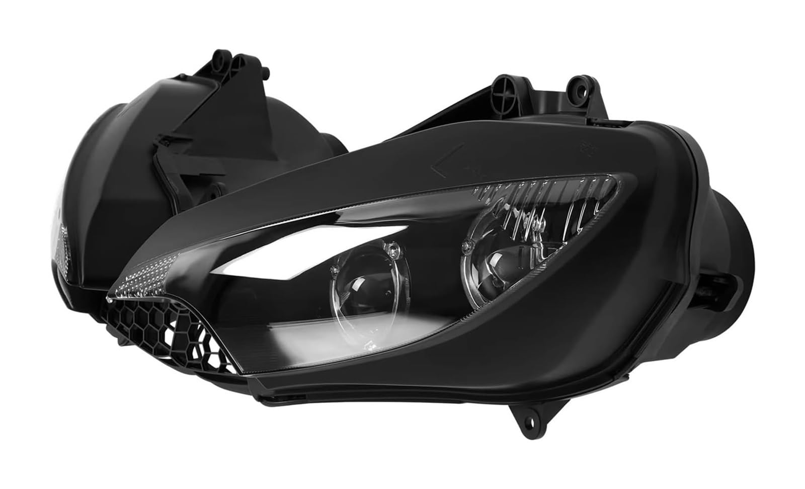 Headlight Motorbike pour YZFR6 2003 2004 2005 pour R6S 2006 2007 2008 2009 Ensemble De Phares De Moto Phare Avant