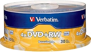 Verbatim DVD+RW 4.7GB 4X with Branded Surface - 30pk Spindle