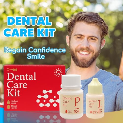 Dental Tooth Repair Kit with Zinc Oxide Eugenol Dental Cement, Temporary Filling Chips for Chipped Teeth, Loose Crowns, Cavities & Minor Tooth Repairs, Temporary Teeth Fix - Thumbnail 6