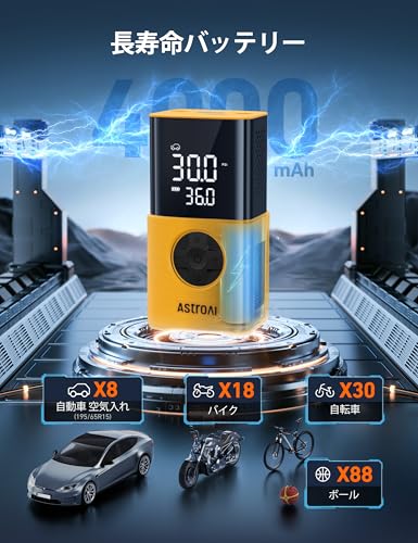 AstroAI L7S 電動空気入れ の商品画像 2