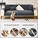 BXAEYIPOR Couch Überzug,Sofa Überzug,Sofa-Schutzhülle mit Rutschfester Unterlage,Neue Universelle rutschfeste Solide Strukturierte Sofa Überzug für Wohnzimmer,Multi-Size Sofa Sitzkissenbezug.