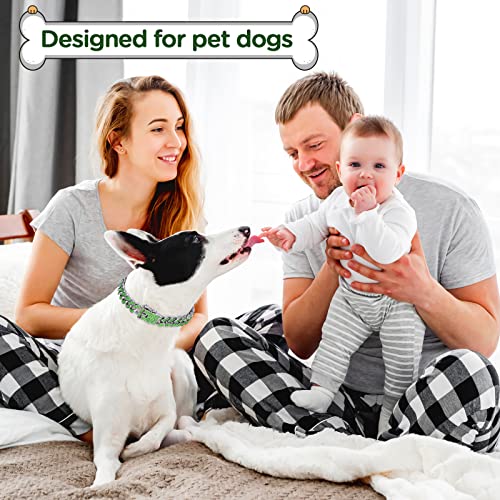 Glitter Dog Chain Collar Green Silver Diamond Dog Collars Cuban Dog Necklace Puppy Pet Metal Link Chain With Design Secure Buckle Accessories Chain For Small Medium Dogs Cats Gifts 10Inch #TOP5