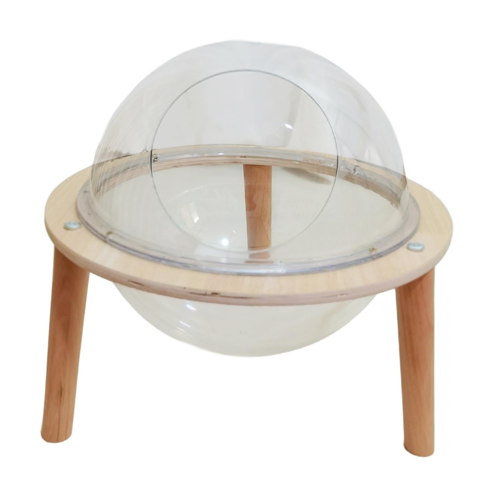 KESOTO Cama para Gatos Space Capsule para Gatos de Interior, Cama para Gatos Pequeños, Casa para Gatos de Juguete Sin Cojín