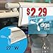 Shelf Label Holder, 50 Pack Shelf Strip Price Tag Holder for 7/8”H Double Wire Shelving Refrigerated Case Cooler Shelf, White, 27”L and 1.25”H