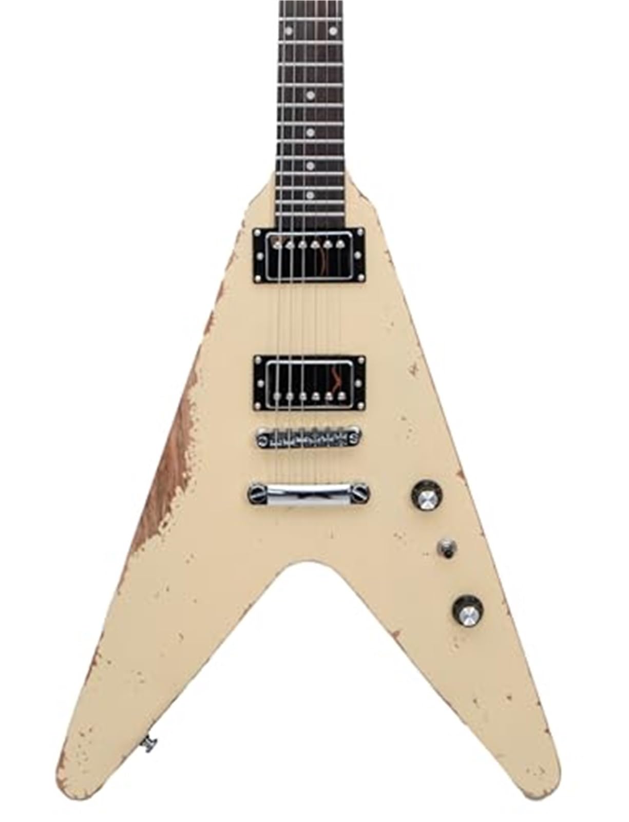 Gitara Elektryczna Profesjonalna Gitara Elektryczna Dla Dorosłych Korpus Mahoniowy Sześciostrunowa Vintage Heavy Metal