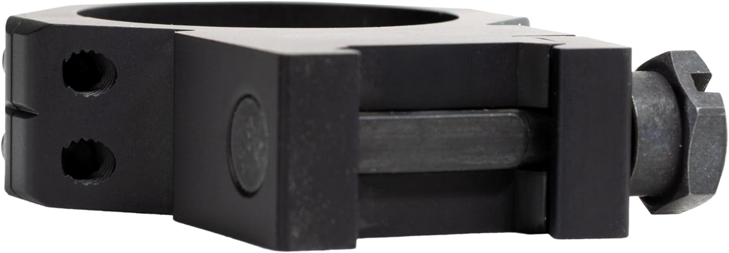 WEAVER Precision Tactical Scope Rings 34mm Medium, Black Matte, Picatinny Compatible, 7075-T6 Aluminum, Type III Hardcoat Anodized, Made in USA