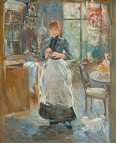 Impression toile Berthe Morisot graffiti décoration murale salon et salle à manger 60x90cm