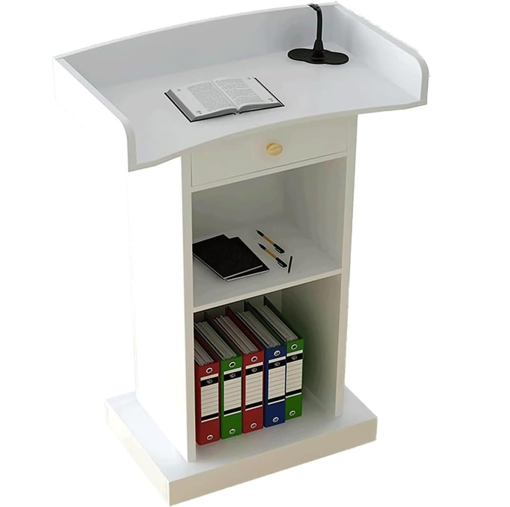 Podium platforma do czytania z regulowanym stojakiem przenośna mównica do prezentacji kościoła idealna na prelegenci i wydarzenia oraz stylowy design