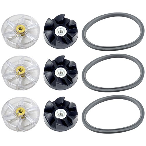 Pack 3 piezas engranajes y juntas para NutriBullet miniatura 1