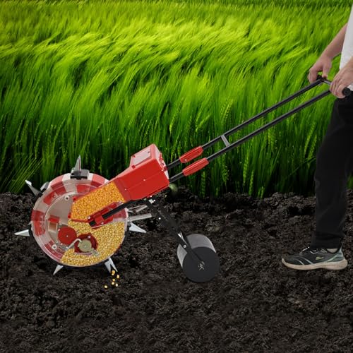 Máquina manual de siembra para jardín con 7 boquillas miniatura 5
