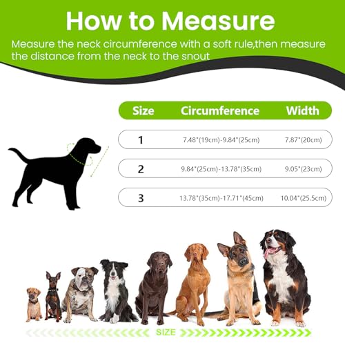Image of Avaner Dog Cones Recovery Collars: Dog Soft Protective After Surgery Collars for Small Medium Dogs