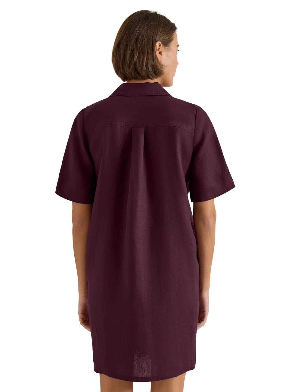 Cecil Knielanges Kleid aus reinem Leinen