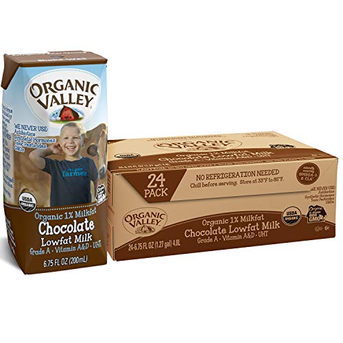 Organic Valley, Chocolate Milk Boxes, Shelf Stable 1 Milk, Healthy