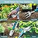 Kynup Gartenwerkzeug-Set, 7 Stück Garten Hand Werkzeuge, Rost-Sicht Gartenarbeit Set mit dauerhafter Aufbewahrungstasche, Ergonomischer Anti-Rutsch-Griff, ideale Gartengeschenke für Frauen und Männer