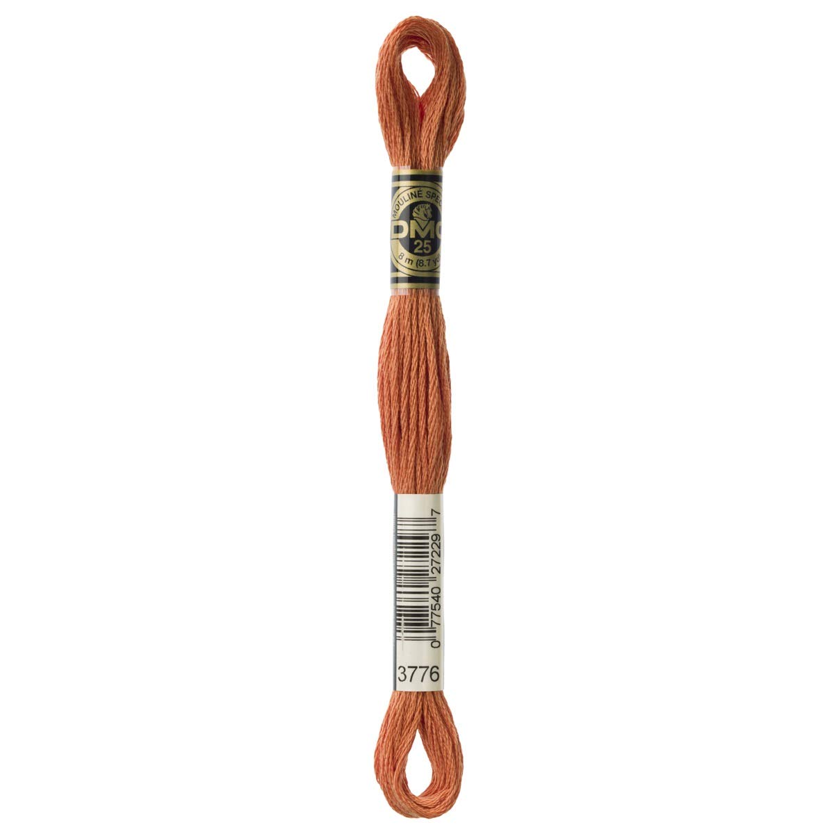 DMC Embroidery Floss Mouline Stranded Cotton Thread for Hand Embroidery and Sewing - Colour No: 3776-4 x 8m Skeins โ image 1