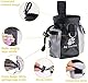 VOARGE Futterbeutel für Hunde, Tragbarer Imbissbeutel, Lebensmitteltasche, Eingebautem Poop Tasche Spender, Futtertasche Leckerlitasche Snack Bag mit Clip Futtertasche für Hundetraining und Ausbildung