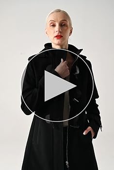 Amazon.com: BGSD Women Daisy Wool Blend Hooded Toggle Walking