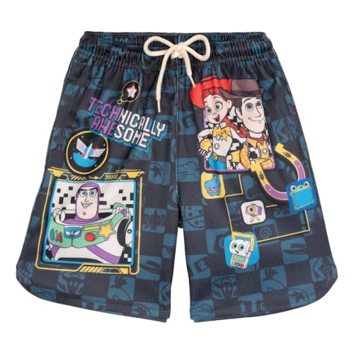 Image of Disney Pixar Boys' Athletic 2-Piece T-Shirt and Shorts Set Toddler to Big Kid