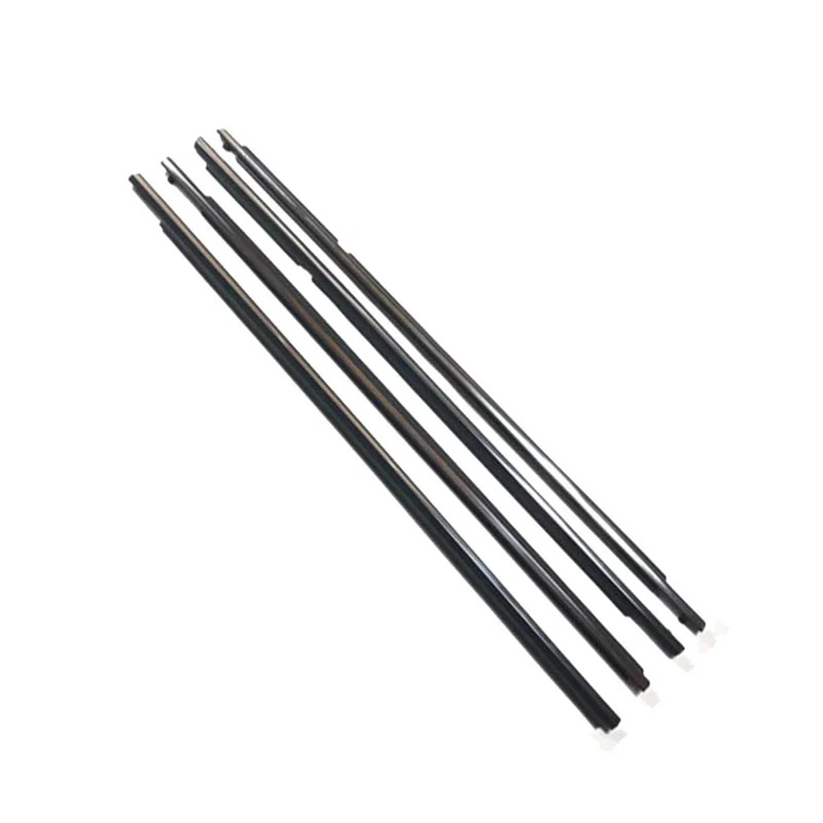 Lkhjdbiy A Set (4Pcs) Car Edge Fit For Accord 2003-2007 Car Outside Window Moulding Weatherstrip Seal Belt Weatherstrips(A Set (4Pcs))