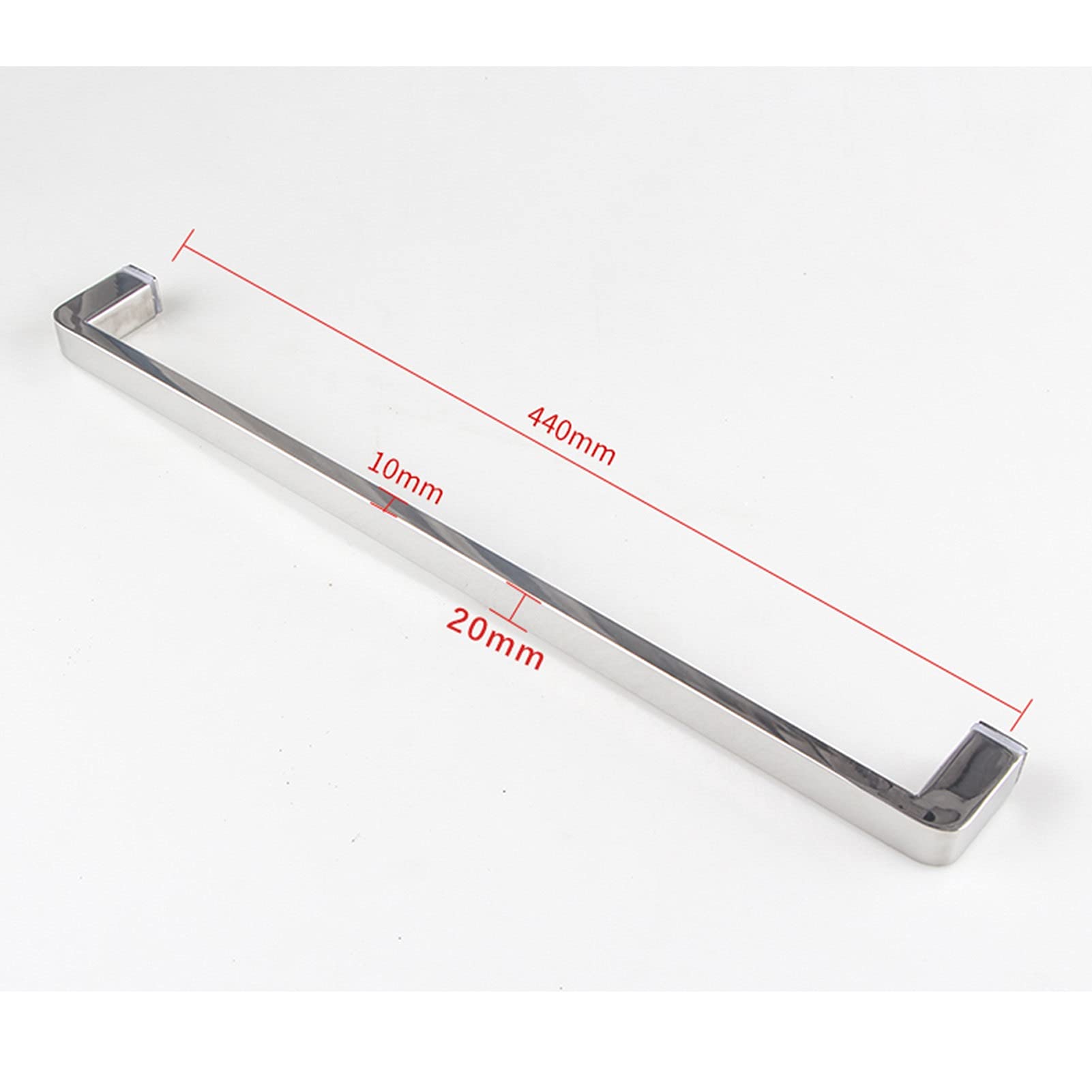 Manija Para Puerta De Ducha De Baño - Aluminio Pulido, Ajustable Para Vidrio De 6-8 Mm - Fácil Instalación Sin Herramientas Especiales
