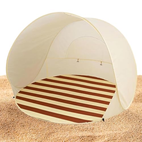 Tente de plage étanche pour s'abriter du soleil à trois en voyage