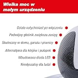 SWISSINNO Odstraszacz Ultradźwiękowy 30 m² - 2 Głośniki LED, do Wnętrz