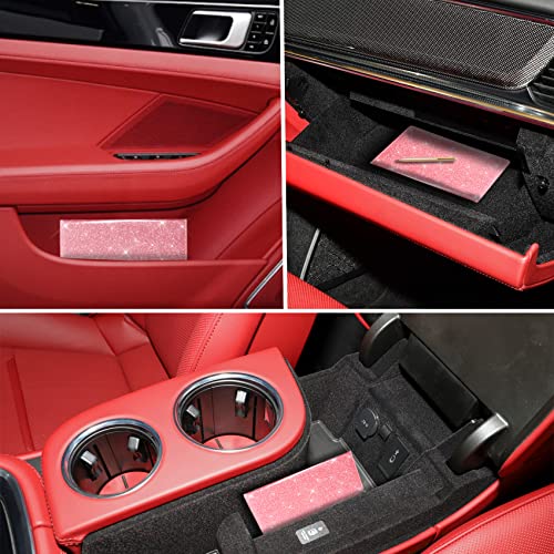Image of TOURSUIT Car Registration & Insurance Card Holder, Glitter Pink