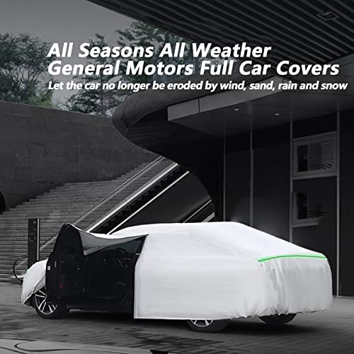 Quyddc 360° Six Layers All Weather Car Cover Universal Fit For Mpv Up To 199"-210", Waterproof, Snow Proof, Uv Proof, Scratch Proof, Bird Droppings Proof With 6 Reflective Strips, Thicked Car Cover #TOP1