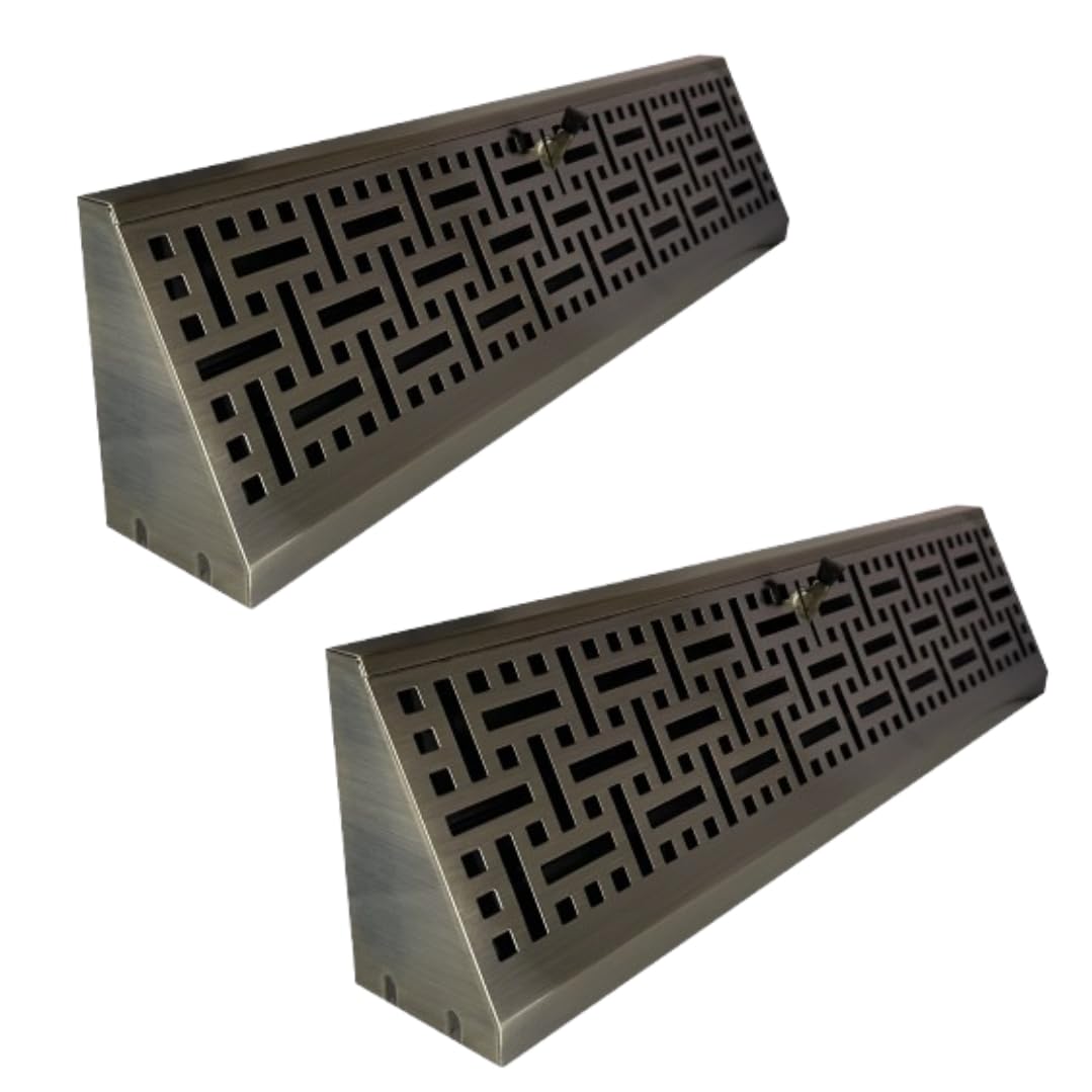 Imperial Decorative Antique Brass Baseboard 18" (2)