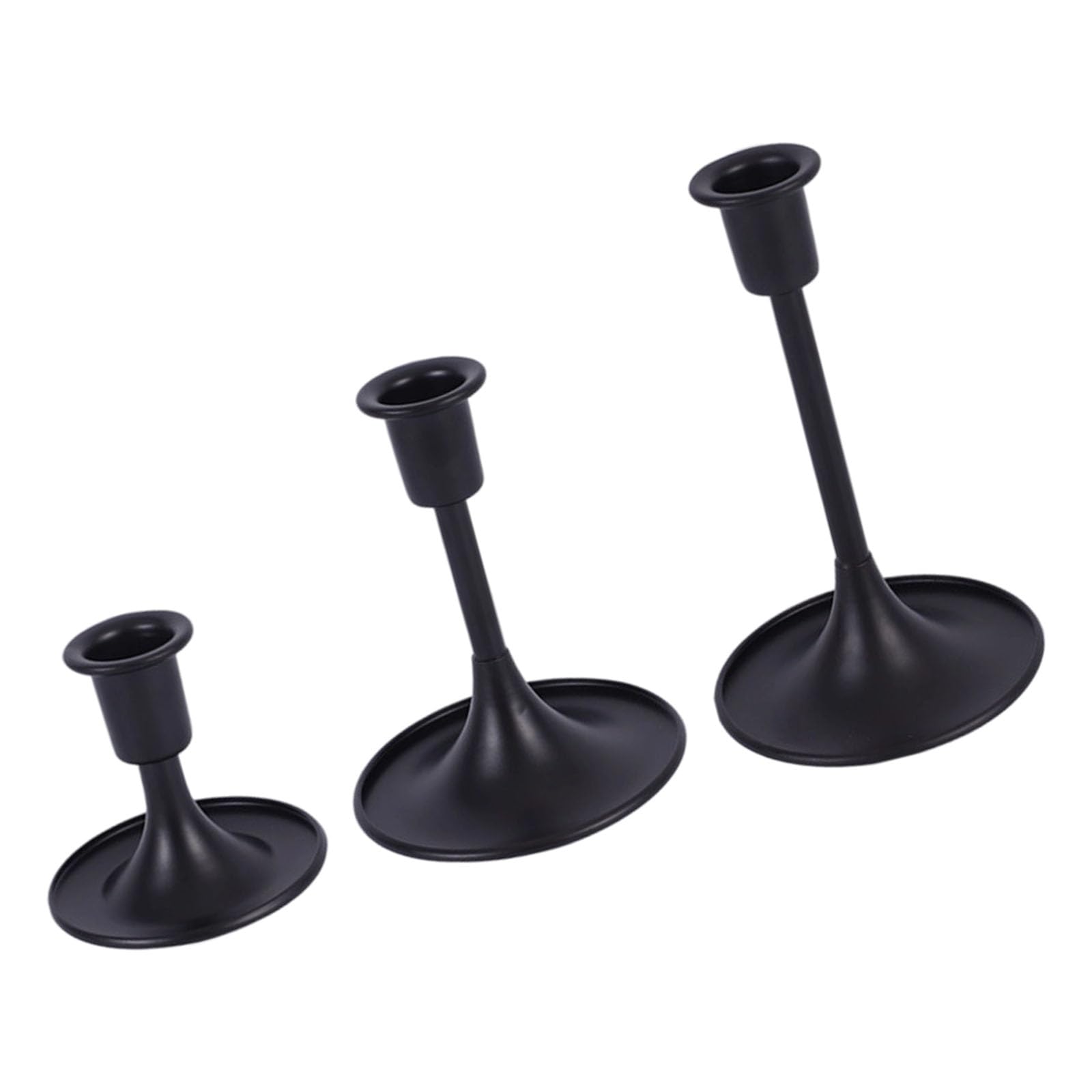 Of 3 Rustics Metal Holders Decoration for Fireplaces Mantels Dining Table Romantics Ambiances European Styles Holders