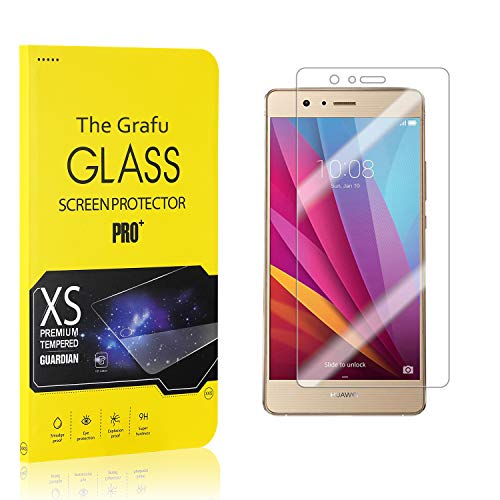 The Grafu Screen Protector Compatible with Huawei P9 Lite, Tempered Glass, Scratch Resistant HD Screen Protector Film for Huawei P9 Lite, Easy Installation, 4 Pack