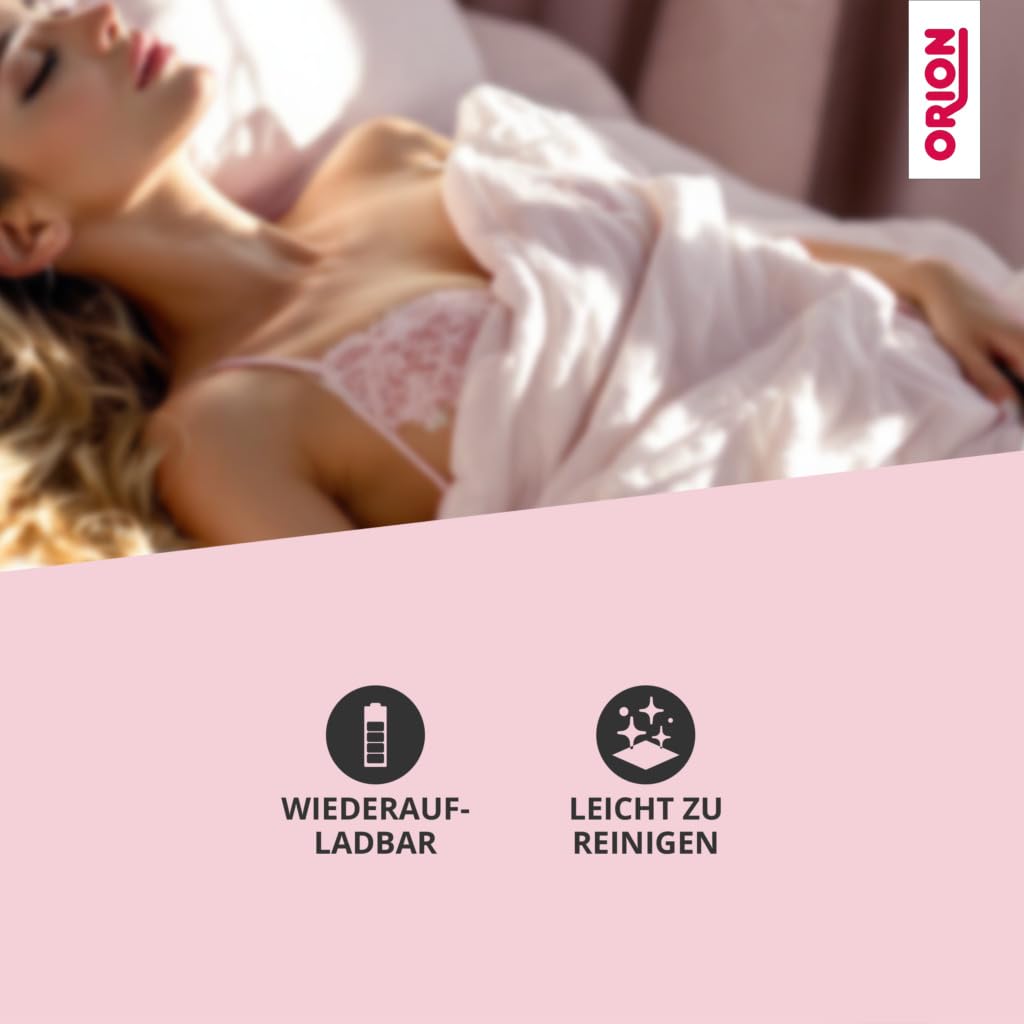 ORION Massagestab "Power Wand" - intensiver Ganzkörper-Massagestab für Frauen und Männer, mit 10 Vibrationsmodi und je 5 Geschwindigkeiten, lila