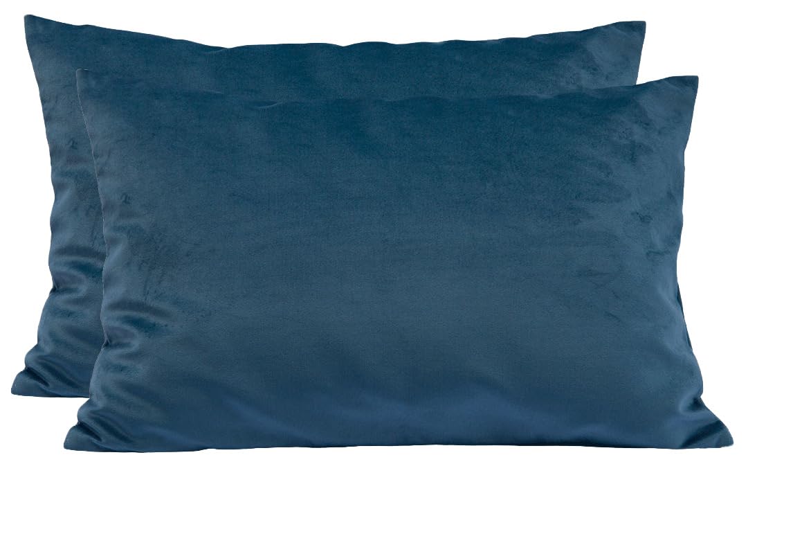 TangDepot 2-Pack Super Soft Velvet Pillow Covers, 20x20 Grass Green — view 150