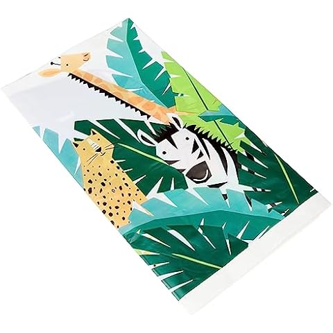Animal Safari Adventure Plastic Table Cover Cover
