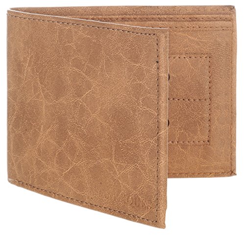 MARKQUES ヴィーガンレザー メンズ 財布, ベージュ, AST-4420