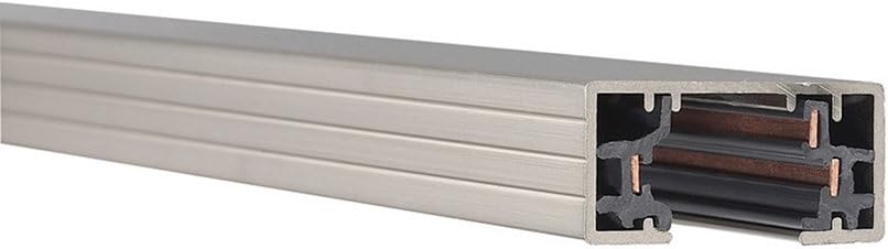 WAC LightingJT2-WT 120V 2 Feet J Track with Mounting Hardware and Two End Caps, Single Circuit, White