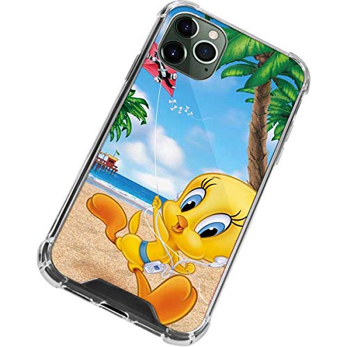 Skinit Clear Phone Case Compatible with iPhone 12 Pro - Officially Licensed Looney Tunes Tweety Bird iPod Design
