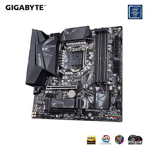 Image of GIGABYTE Z490M Gaming X Motherboard with Direct 11+1 Phases Power Design, 2-Way Crossfire Multi-Graphics, USB 3.2 Gen2 Type-C, M.2 with Thermal Guard, Smart Fan 5, RGB Fusion 2.0.