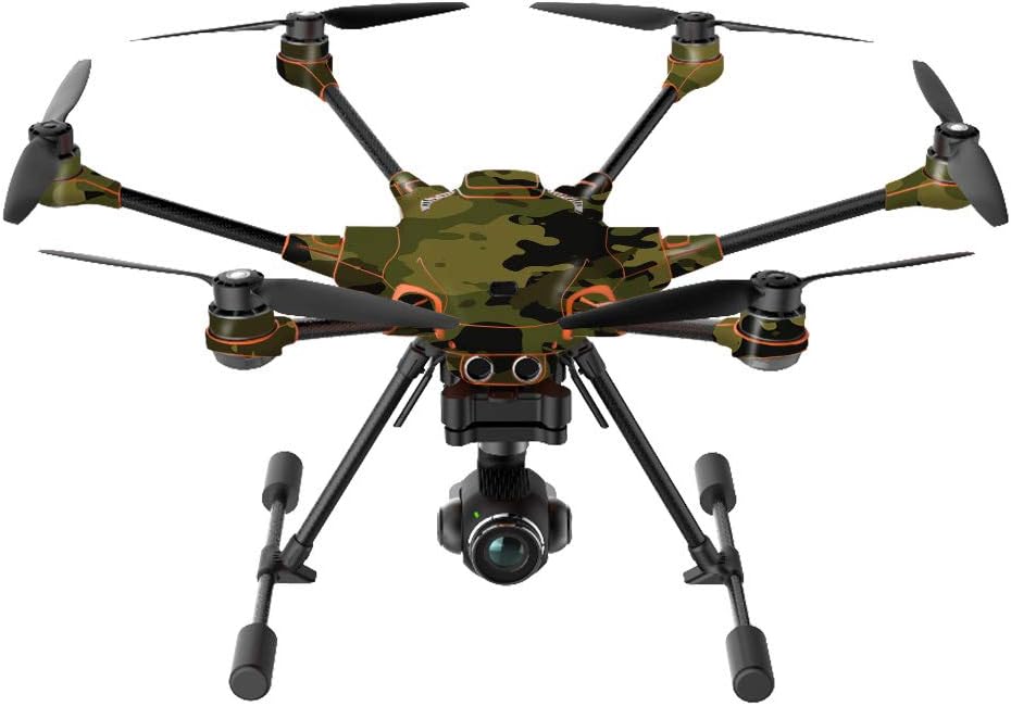 MightySkins Skin Compatible with Yuneec H520-G Quadcopter Drone - Green Camouflage | Protective, Durable, and Unique Vinyl wrap Cover | Easy to Apply, Remove, and Change Styles | Made in The USA
