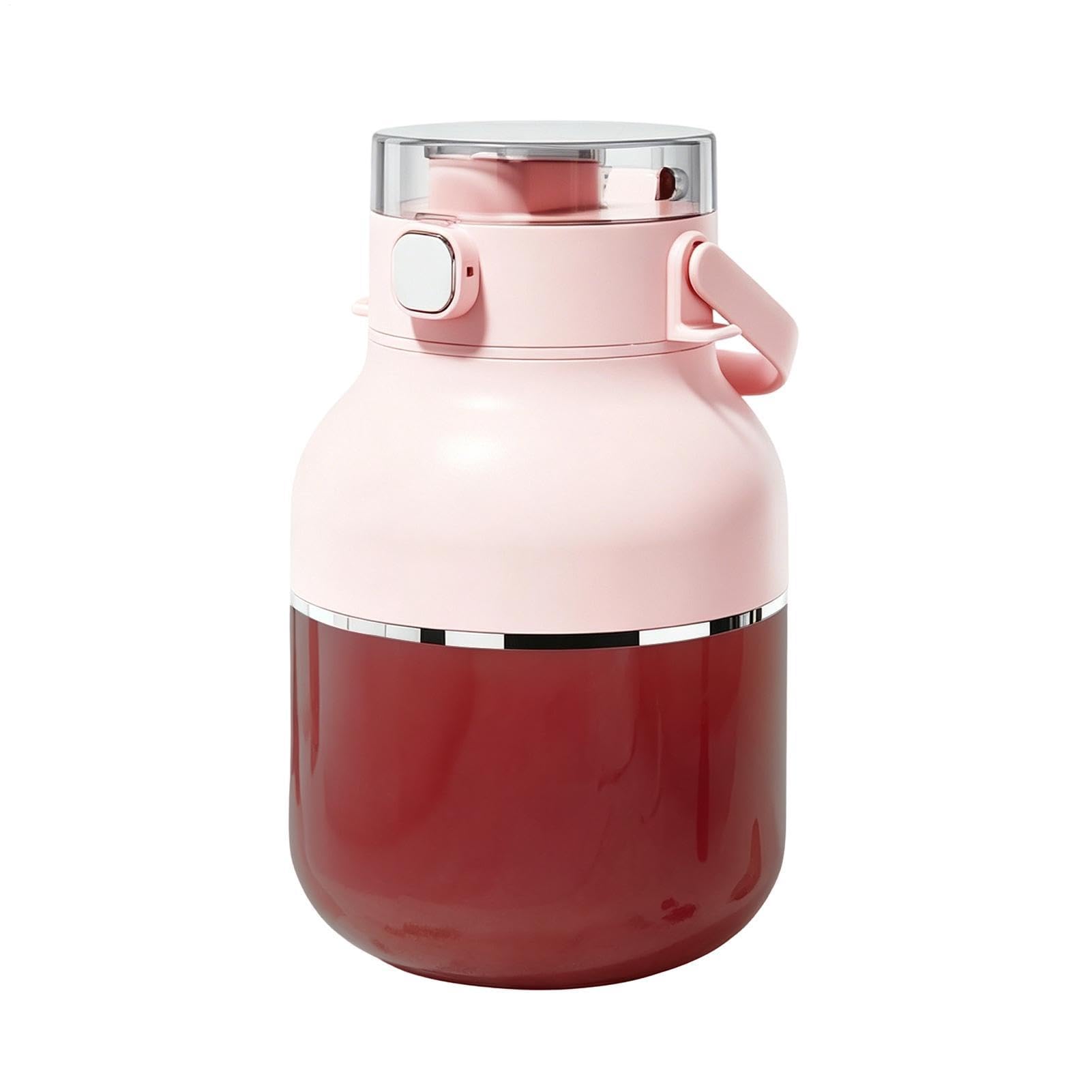 Exprimidor inalámbrico de frutas y verduras con vaso de batidora portátil y asa