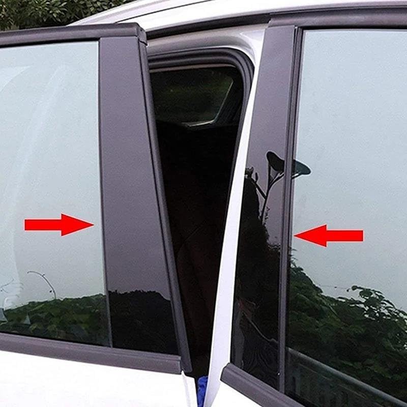 に適合する C-HR 2018 2019 2020 2021 2022 に適合する 8 個入り 車のドア ウィンドウ BC ピラー