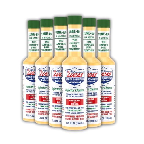 KITLEY Towel Compatible for 10020 Fuel Treatment – 5.25 oz Upper Cylinder Lubricant & Injector Cleaner – Fuel Additive for Gasoline & Diesel Engines - 6 Pack Special