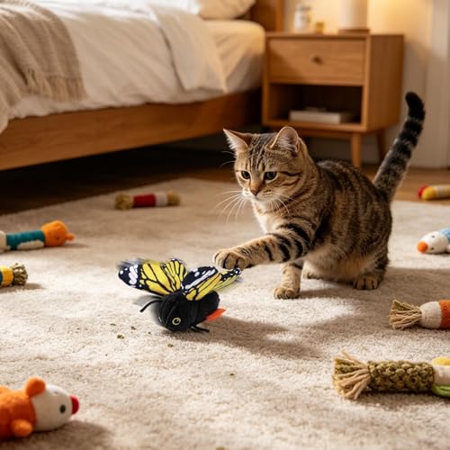 Jouet interactif pour chats d'intérieur d'appartement et exercice physique - 3