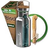 Einfach & Sicher: Egal ob Wind oder Wetter, mit den strapazierfähigen Jutebeutel ist deine Trinkflasche edelstahl zu 100% sicher & geschützt I Der trekking Karabiner bietet dir einen leichten Transport