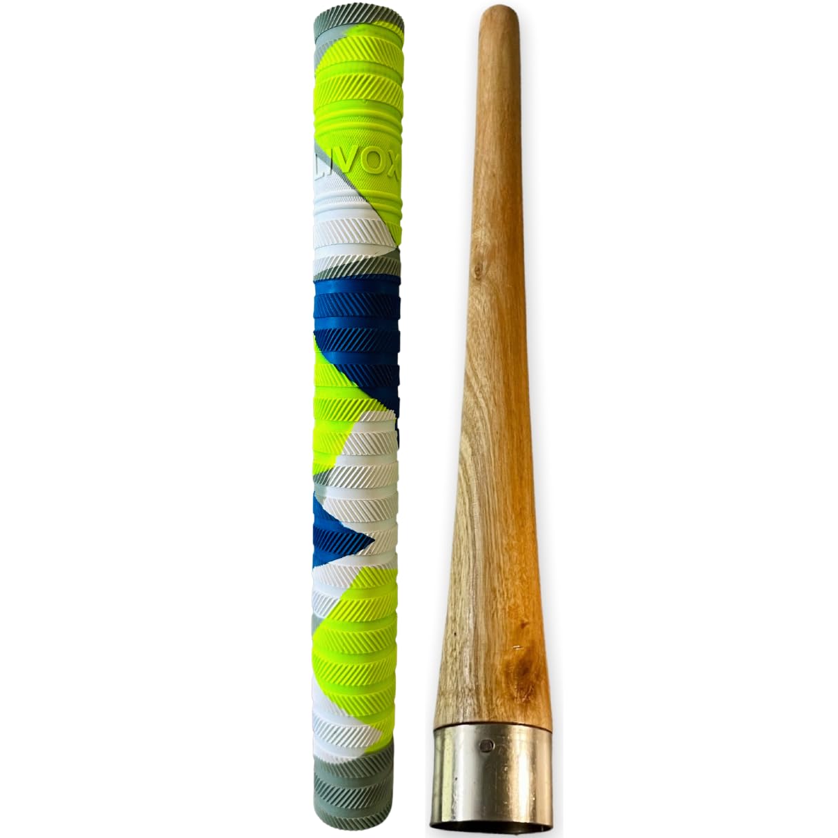 LIVOX Rubber Cricket Bat Handle Grip Cone for Better Shock Absorption Bat Gripper Cone Cricket Accessories for Boys Cricket Bat, 1 Wooden Cone & 1 Bat Grip (B0CQ2QTZS7) Amazon Price History, Amazon Price Tracker