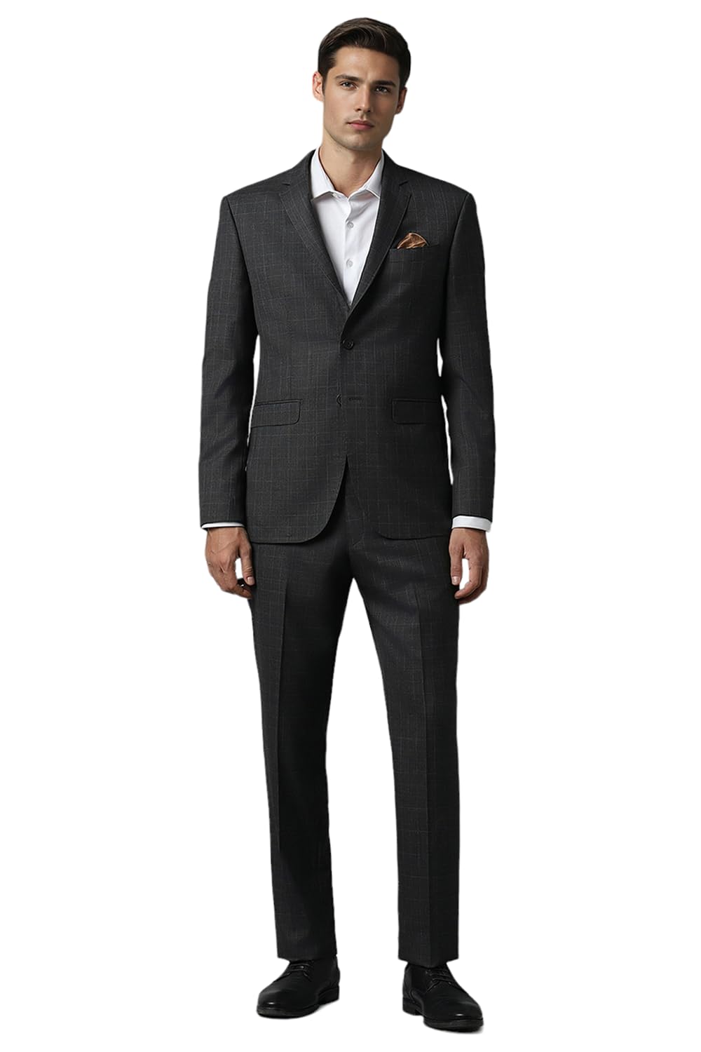 Men's Wool Two Piece Suit-Dress Set-image-44